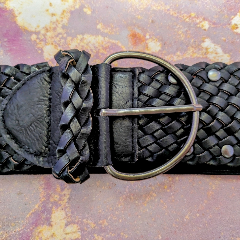 Stretchy Leather Belt, 2x
